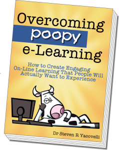 Book Cover with Bored Cow at a Computer on the front